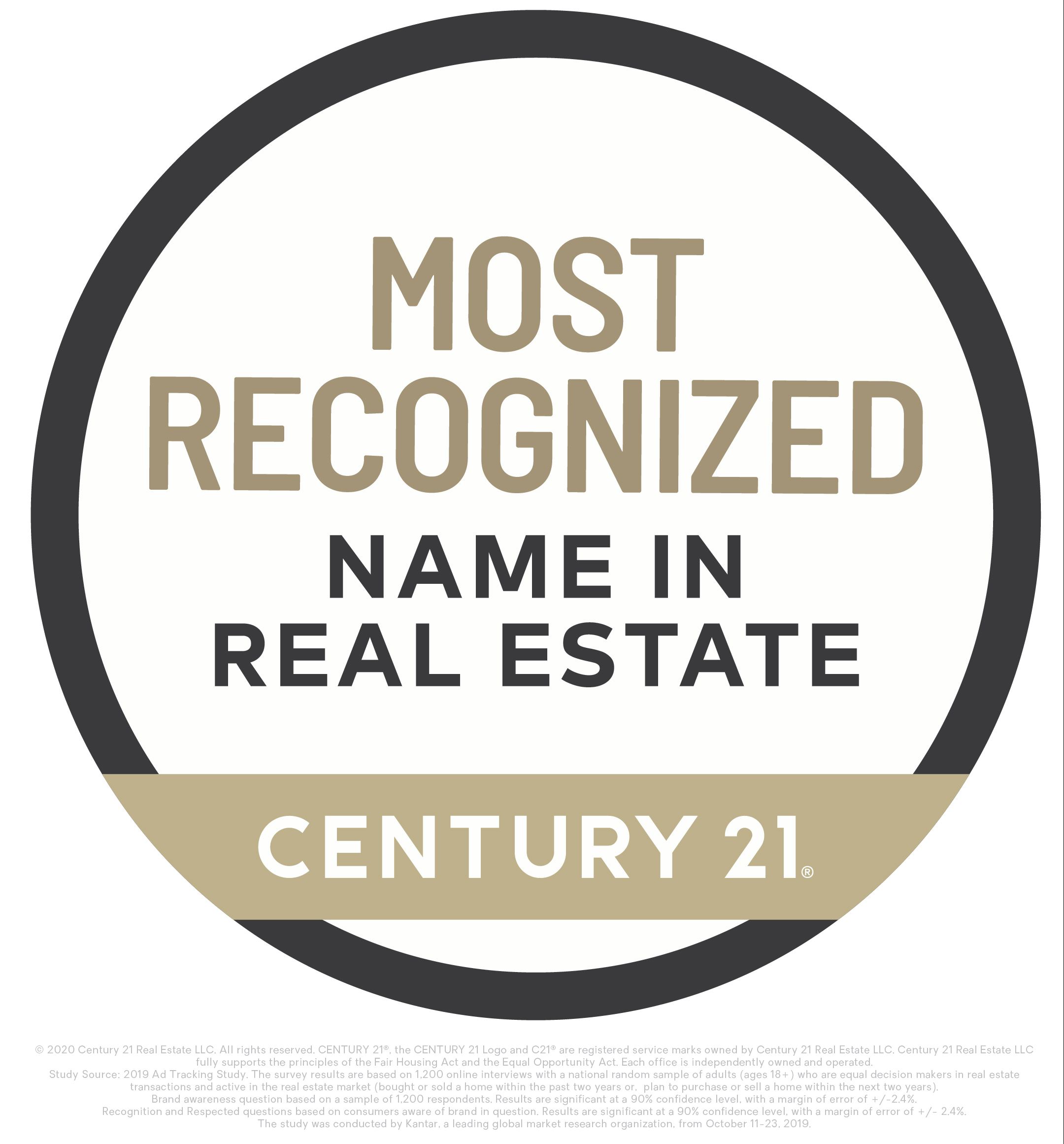 century 21 | the most recognized name in real estate